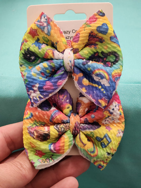 Lisa Frank Hair Bows