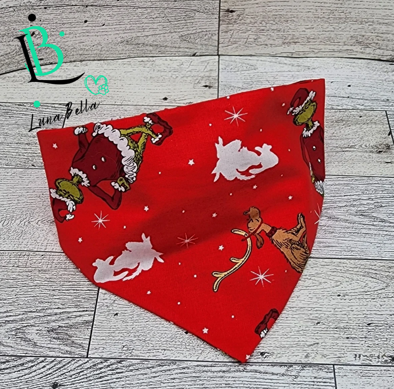 Red Grump Pet Bandana