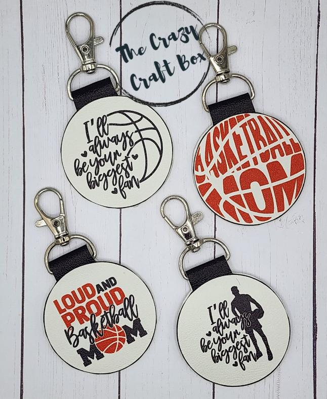 Basketball Mom Keychains