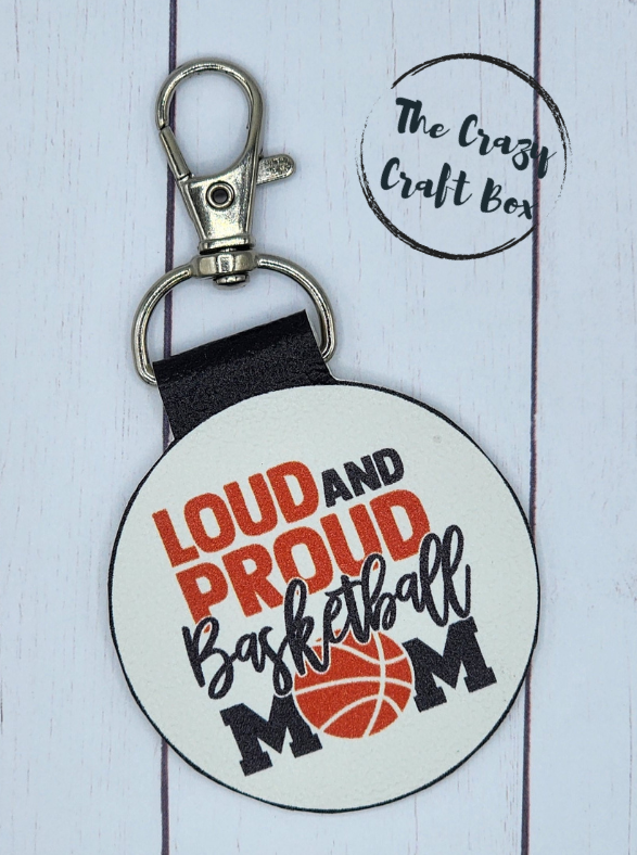 Basketball Mom Keychains